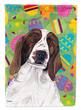 Load image into Gallery viewer, Welsh Springer Spaniel Easter Eggtravaganza Garden Flag - Outdoor Decorative Yard Flag