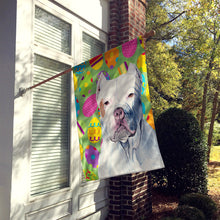 Load image into Gallery viewer, Pit Bull Easter Eggtravaganza Flag Canvas House Size