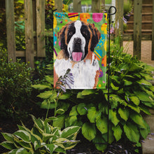 Load image into Gallery viewer, Saint Bernard Easter Eggtravaganza Garden Flag - Outdoor Decorative Yard Flag