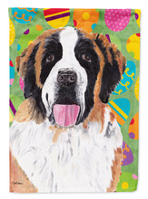 Load image into Gallery viewer, Saint Bernard Easter Eggtravaganza Garden Flag - Outdoor Decorative Yard Flag