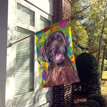 Load image into Gallery viewer, Labrador Easter Eggtravaganza Flag Canvas House Size