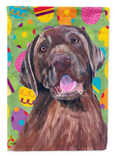 Load image into Gallery viewer, Labrador Easter Eggtravaganza Flag Canvas House Size