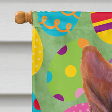 Load image into Gallery viewer, Basenji Easter Eggtravaganza Flag Canvas House Size