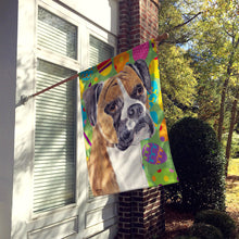 Load image into Gallery viewer, Boxer Easter Eggtravaganza Flag Canvas House Size