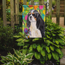 Load image into Gallery viewer, Cavalier Spaniel Easter Eggtravaganza Garden Flag - Outdoor Decorative Yard Flag