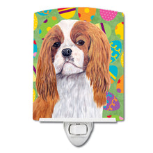Load image into Gallery viewer, Cavalier Spaniel Easter Eggtravaganza Ceramic Night Light SC9474CNL