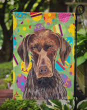 Load image into Gallery viewer, German Shorthaired Pointer Easter Eggtravaganza Garden Flag - Outdoor Decorative Yard Flag