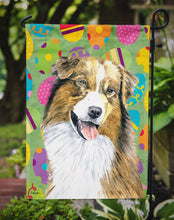 Load image into Gallery viewer, Australian Shepherd Easter Eggtravaganza Garden Flag - Outdoor Decorative Yard Flag