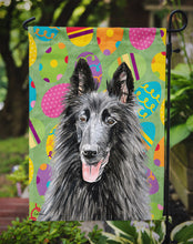 Load image into Gallery viewer, Belgian Sheepdog Easter Eggtravaganza Garden Flag - Outdoor Decorative Yard Flag