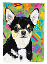 Load image into Gallery viewer, Chihuahua Easter Eggtravaganza Flag Canvas House Size