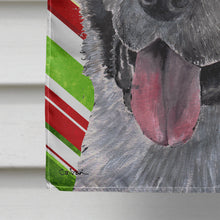 Load image into Gallery viewer, Akita Candy Cane Holiday Christmas Flag Canvas House Size SC9480CHF