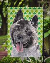 Load image into Gallery viewer, Akita St. Patrick's Day Shamrock Garden Flag – Decorative Outdoor Yard Flag SC9483GF