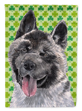 Load image into Gallery viewer, Akita St. Patrick's Day Shamrock Garden Flag – Decorative Outdoor Yard Flag SC9483GF