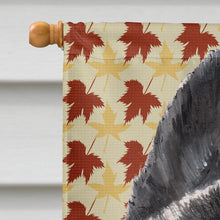 Load image into Gallery viewer, Akita Fall Leaves Flag Canvas House Size SC9485CHF