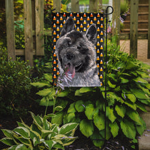 Load image into Gallery viewer, Akita Candy Corn Halloween Garden Flag – Decorative Outdoor Yard Flag SC9486GF