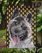 Load image into Gallery viewer, Akita Candy Corn Halloween Garden Flag – Decorative Outdoor Yard Flag SC9486GF
