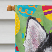 Load image into Gallery viewer, Alaskan Malamute Easter Eggtravaganza Flag Canvas House Size SC9489CHF