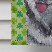 Load image into Gallery viewer, Alaskan Malamute St. Patrick's Day Shamrock Flag Canvas House Size SC9493CHF