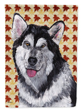 Load image into Gallery viewer, Alaskan Malamute Fall Leaves Garden Flag – Decorative Outdoor Yard Flag SC9495GF
