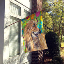 Load image into Gallery viewer, Afghan Hound Easter Eggtravaganza Flag Canvas House Size SC9500CHF