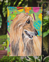 Load image into Gallery viewer, Afghan Hound Easter Eggtravaganza Garden Flag - Outdoor Decorative Yard Flag SC9500GF