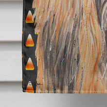 Load image into Gallery viewer, Afghan Hound Candy Corn Halloween Flag Canvas House Size SC9505CHF