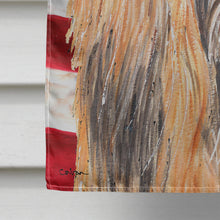 Load image into Gallery viewer, Afghan Hound USA Patriotic American Flag Flag Canvas House Size SC9506CHF