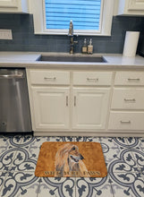 Load image into Gallery viewer, Afghan Hound Wipe your Paws Machine Washable Memory Foam Mat SC9509RUG