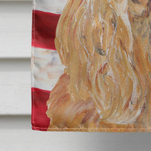 Load image into Gallery viewer, Cocker Spaniel Buff USA American Flag Flag Canvas House Size