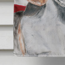 Load image into Gallery viewer, English Foxhound USA American Flag Flag Canvas House Size