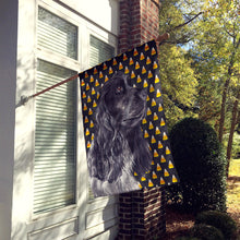 Load image into Gallery viewer, Cocker Spaniel Halloween Candy Corn Flag Canvas House Size