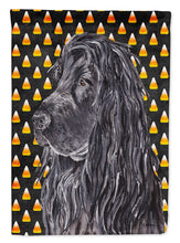 Load image into Gallery viewer, English Cocker Spaniel Halloween Candy Corn Garden Flag – Decorative Outdoor Yard Flag