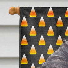 Load image into Gallery viewer, Brussels Griffon Halloween Candy Corn Flag Canvas House Size