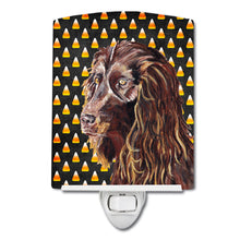 Load image into Gallery viewer, Boykin Spaniel  Candy Corn Halloween Ceramic Night Light SC9532CNL
