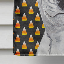 Load image into Gallery viewer, Bull Terrier Halloween Candy Corn Flag Canvas House Size