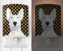 Load image into Gallery viewer, Bull Terrier Candy Corn Halloween Ceramic Night Light SC9534CNL