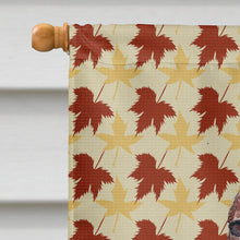 Load image into Gallery viewer, Irish Setter Fall Leaves Flag Canvas House Size