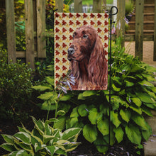 Load image into Gallery viewer, Irish Setter Fall Leaves Garden Flag – Decorative Outdoor Yard Flag