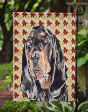 Load image into Gallery viewer, Coonhound Fall Leaves Garden Flag – Decorative Outdoor Yard Flag