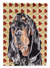 Load image into Gallery viewer, Coonhound Fall Leaves Garden Flag – Decorative Outdoor Yard Flag