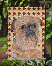 Load image into Gallery viewer, Brussels Griffon Fall Leaves Garden Flag – Decorative Outdoor Yard Flag