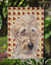 Load image into Gallery viewer, Goldendoodle Fall Leaves Garden Flag – Decorative Outdoor Yard Flag
