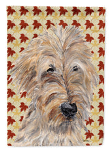Load image into Gallery viewer, Goldendoodle Fall Leaves Garden Flag – Decorative Outdoor Yard Flag