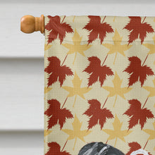 Load image into Gallery viewer, Chinese Crested Fall Leaves Flag Canvas House Size