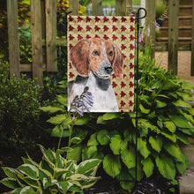 Load image into Gallery viewer, English Foxhound Fall Leaves Garden Flag – Decorative Outdoor Yard Flag