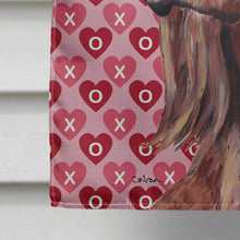 Load image into Gallery viewer, Irish Setter Valentine's Love Flag Canvas House Size