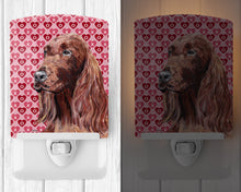 Load image into Gallery viewer, Irish Setter Hearts and Love Ceramic Night Light SC9552CNL