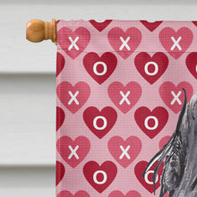 Load image into Gallery viewer, English Cocker Spaniel Valentine's Love Flag Canvas House Size