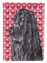 Load image into Gallery viewer, English Cocker Spaniel Valentine's Love Garden Flag – Decorative Outdoor Yard Flag