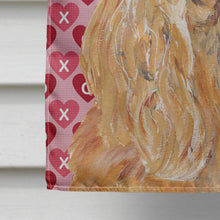 Load image into Gallery viewer, Cocker Spaniel Valentine's Love Flag Canvas House Size